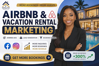 generate airbnb vacation rental leads  bookings funnels