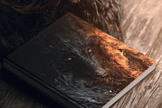 create an epic fantasy cover with magical artwork