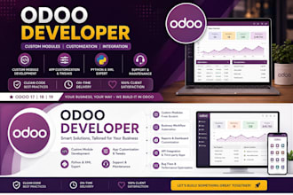 develop custom odoo modules and customize odoo erp