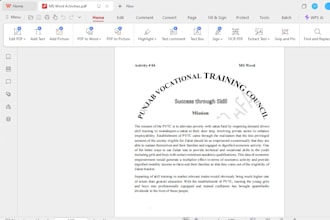 professional microsoft word excel and powerpoint tasks