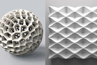 3d voronoi art model 3d bas relief 3d printable sculpting 3d abstract wall art