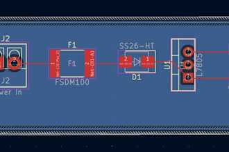 design your pcb schematic and pcb layout in kicad