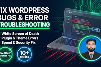 fix wordpress bugs speed up website or do wp development