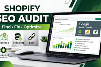 audit and fix shopify technical SEO issues and setup meta pixel capi