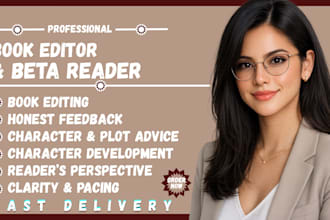 do beta reading and editing for japanese spanish and chinese book or novel