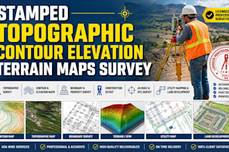 usa nj ny nj fl tx approval topographic contour elevation terrain maps survey