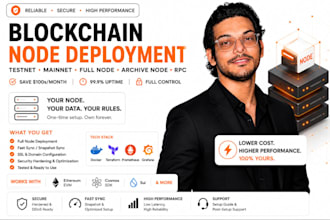 deploy and configure a blockchain node on your server