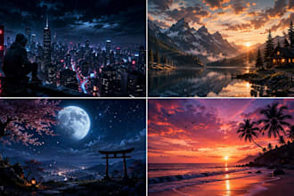 create unique ai wallpapers for mobile and desktop