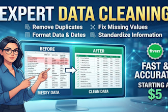 clean and organize your messy excel data