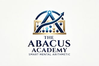 design a smart abacus logo for your education brand
