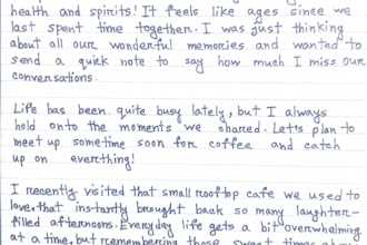 write anything with my beautiful handwriting