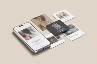 design social media posts and invitation cards
