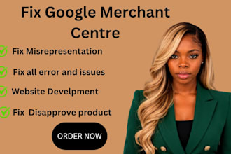 fix google merchant center suspension and misrepresentation issues
