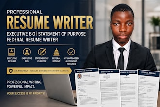 write an executive resume, CV, linkedin