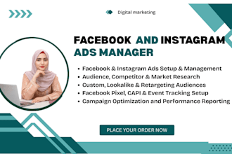 setup facebook ads campaign, meta ads manager, instagram ads
