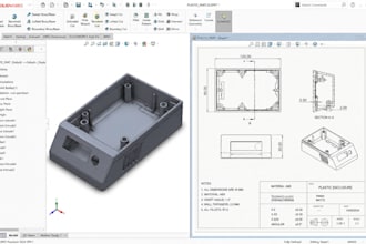 design injection molded plastic products with dfm in solidworks