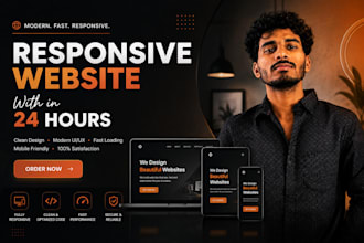 create a premium full stack responsive website that elevates your brand