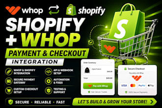 fix shopify checkout payment gateway integration and whop or stan store setup