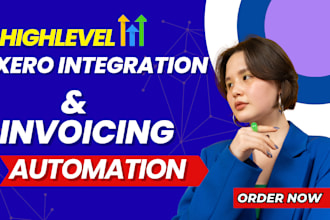 setup ghl workflows xero integration voice ai ghl invoices xero bookkeeping xero