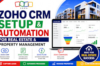 setup and automate zoho crm for real estate and property management