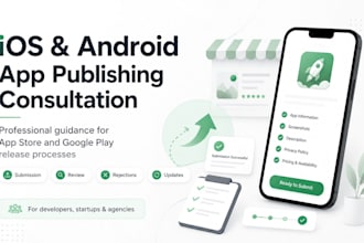 help with ios and android app publishing