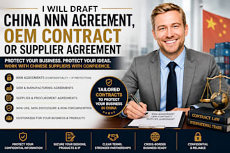 draft china nnn agreement, oem contract or supplier agreement