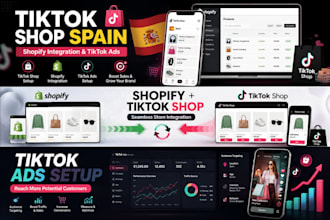 setup spain tiktok shop, tiktok shop spain, shopify integration, tiktok ads