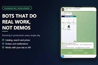 create a custom telegram bot for your business