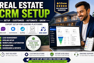 setup rechat, quickbase, cinc, luxury presence and wise agent