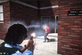 add realistic action vfx, muzzle flashes and blood effects gunshot muzzle vfx