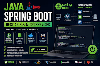 build java spring boot rest apis and microservices