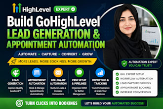 build gohighlevel lead generation and appointment automation