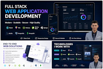 develop a full modern web application