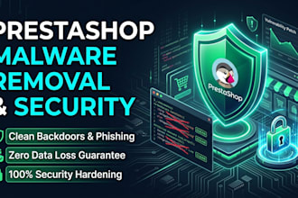clean hacked prestashop store, remove malware and fix security