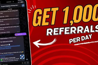 convert 900k sign up users to referral link, affiliate referral link promotion