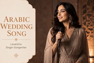 be your lebanese levantine arabic female singer, pop vocalist and songwriter