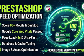speed up prestashop store and optimize google core web vitals