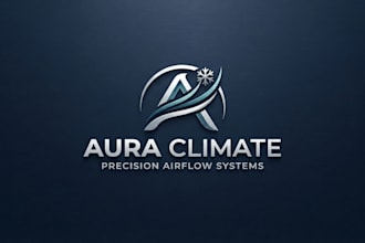 design a  premium professional air conditioning brand logo