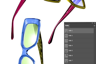 do clipping path, background removal and multi path