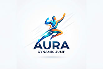 design a dynamic jump logo for your brand