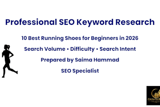 do SEO keyword research and competitor analysis