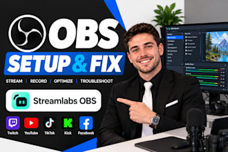 fix, obs setup streamlabs obs studio twitch streaming youtube live streaming obs
