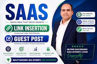 provide saas guest posts and niche relevant link insertions