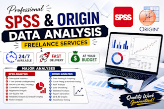 do data analysis using origin pro and spss