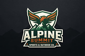 design a bold sporting and outdoor logo for your brand