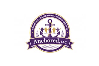 create high quality graceful anchor logo for your business