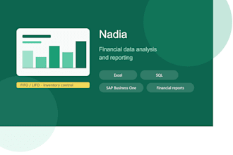 do financial reports and data entry