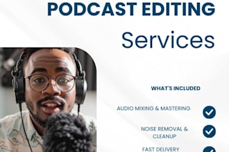 record a professional podcast advertisement voice over for your brand