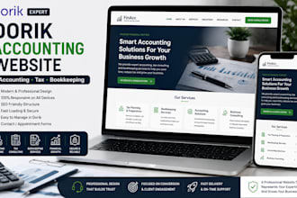 design dorik strikingly accounting firm tax consultant bookkeeping website
