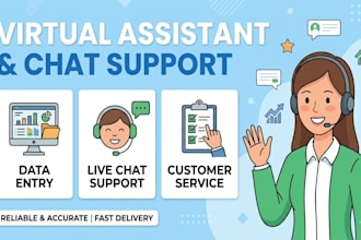 be your virtual assistant for live chat